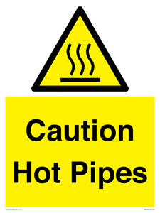 Caution Hot Pipes